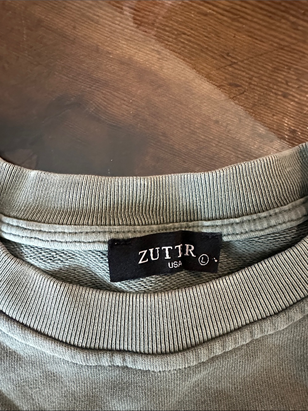 Long Live Western Graphic Crewneck Sweatshirt - Olive Green - Picture 2 of 2